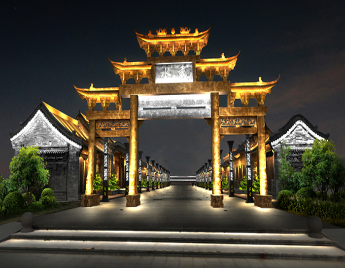 古建筑燈光11