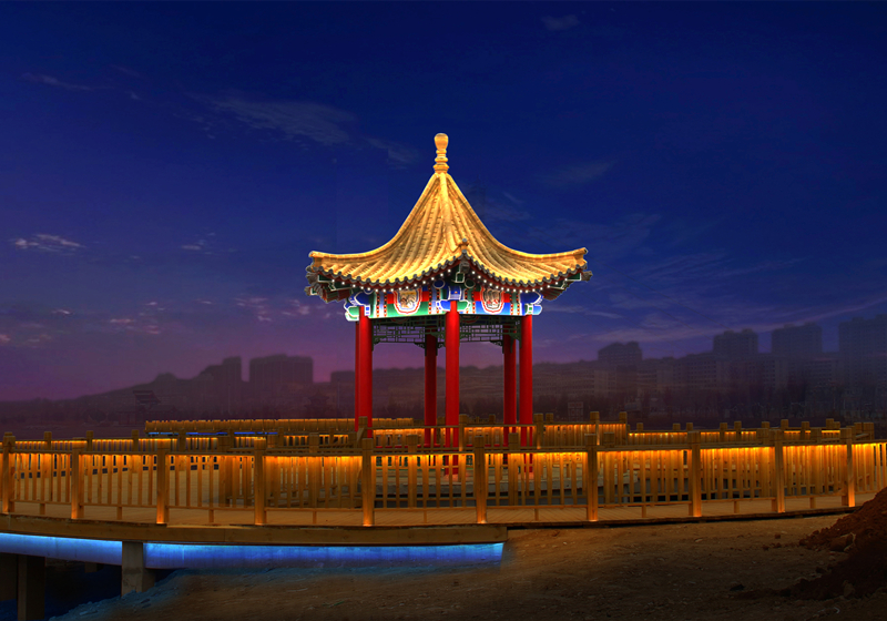 古建筑燈光16